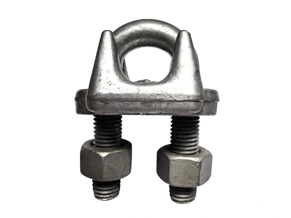 Forged wire rope clip